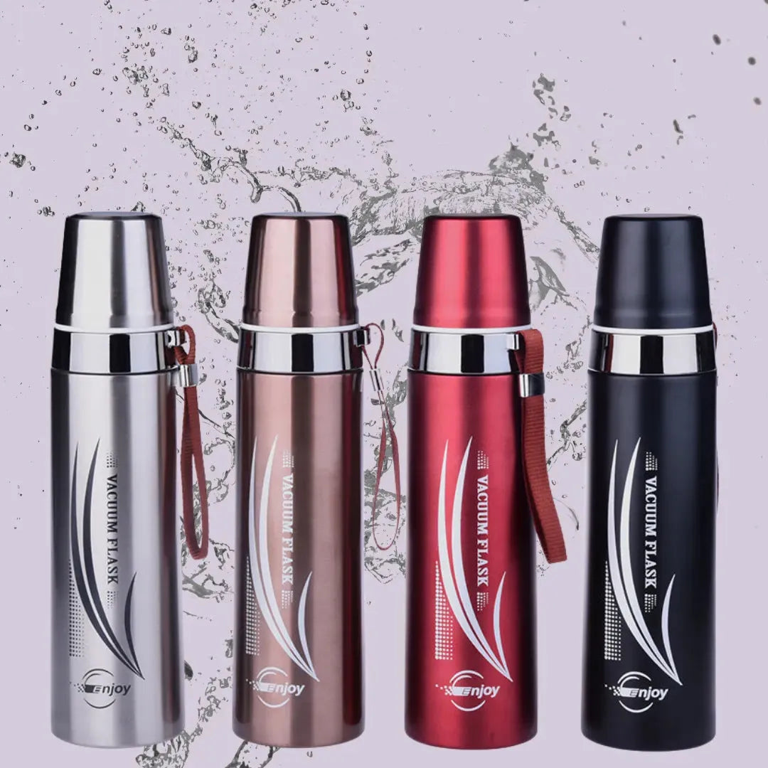 Designe Sling Vacuum Bullet head traveling Thermo Bottle, - Bellarte Enchanté Designe Sling Vacuum Bullet head traveling Thermo Bottle,